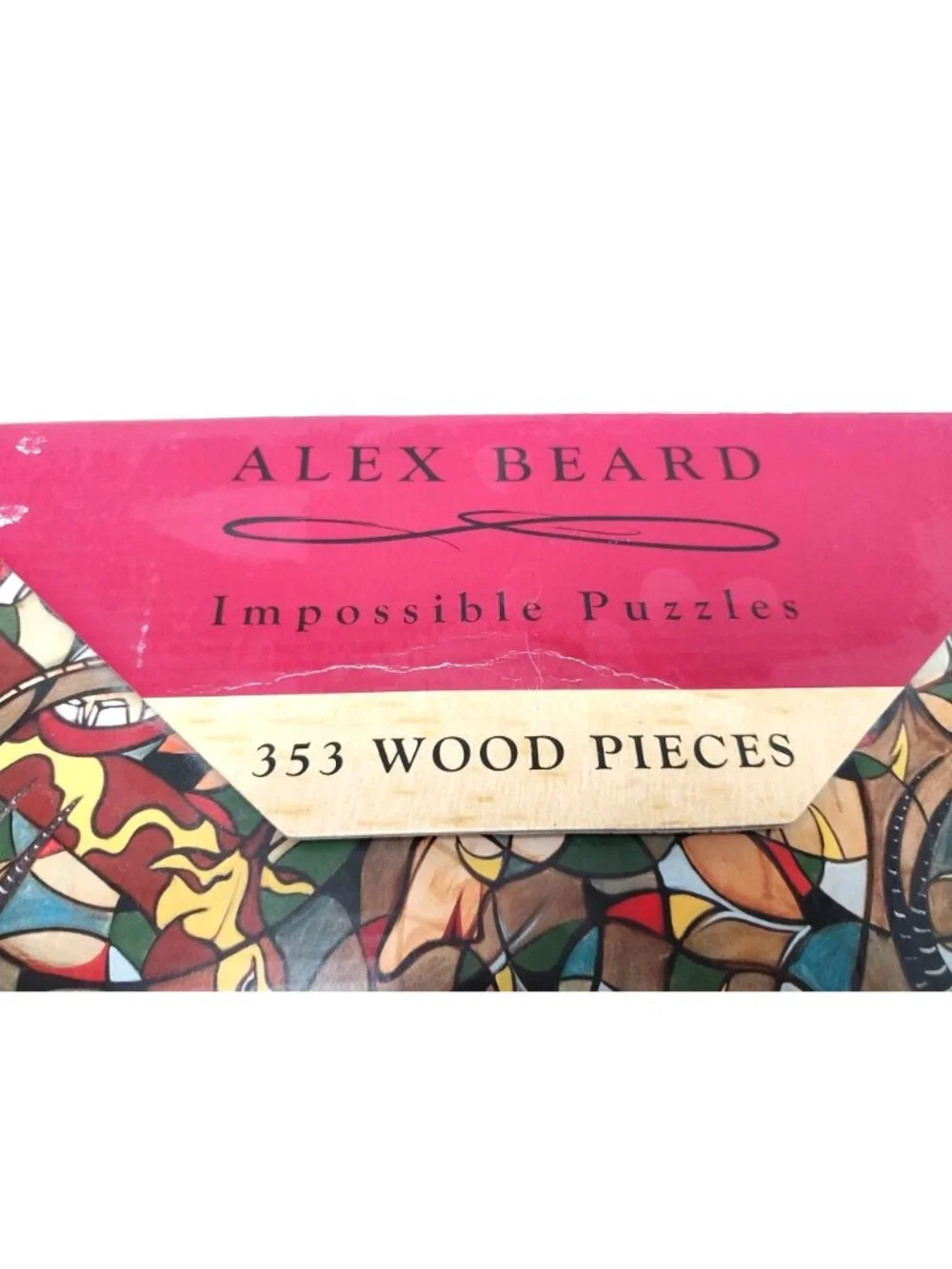 Alex Beard Impossible Puzzles 353 Wood Pieces Stained Glass Design
